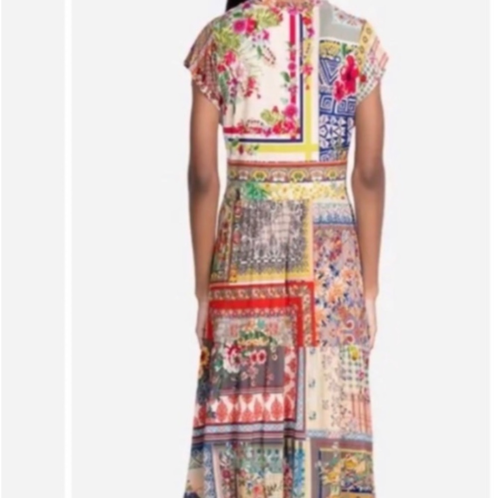 Multicolor Patchwork Dress - Picture 6 of 11